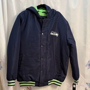 NFL Navy and Green Jacket